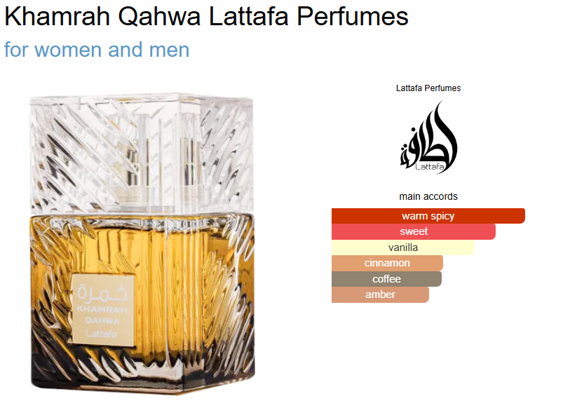 Lattafa Khamrah Qahwa EDP