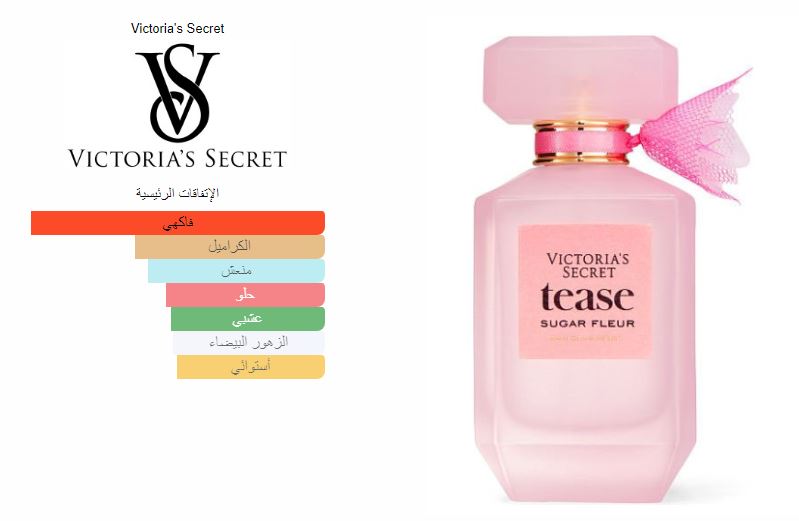 عطر تيز شوجر فلور من فيكتوريا سيكريت للنساء